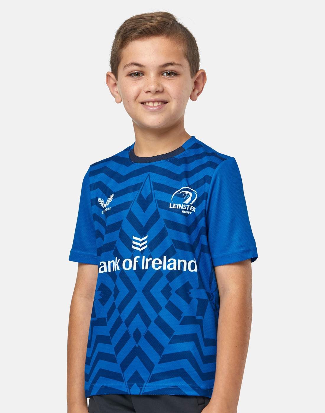 CASTORE LEINSTER SS TRAINING TEE JUNIOR - IMPERIAL BLUE/ PEACOAT