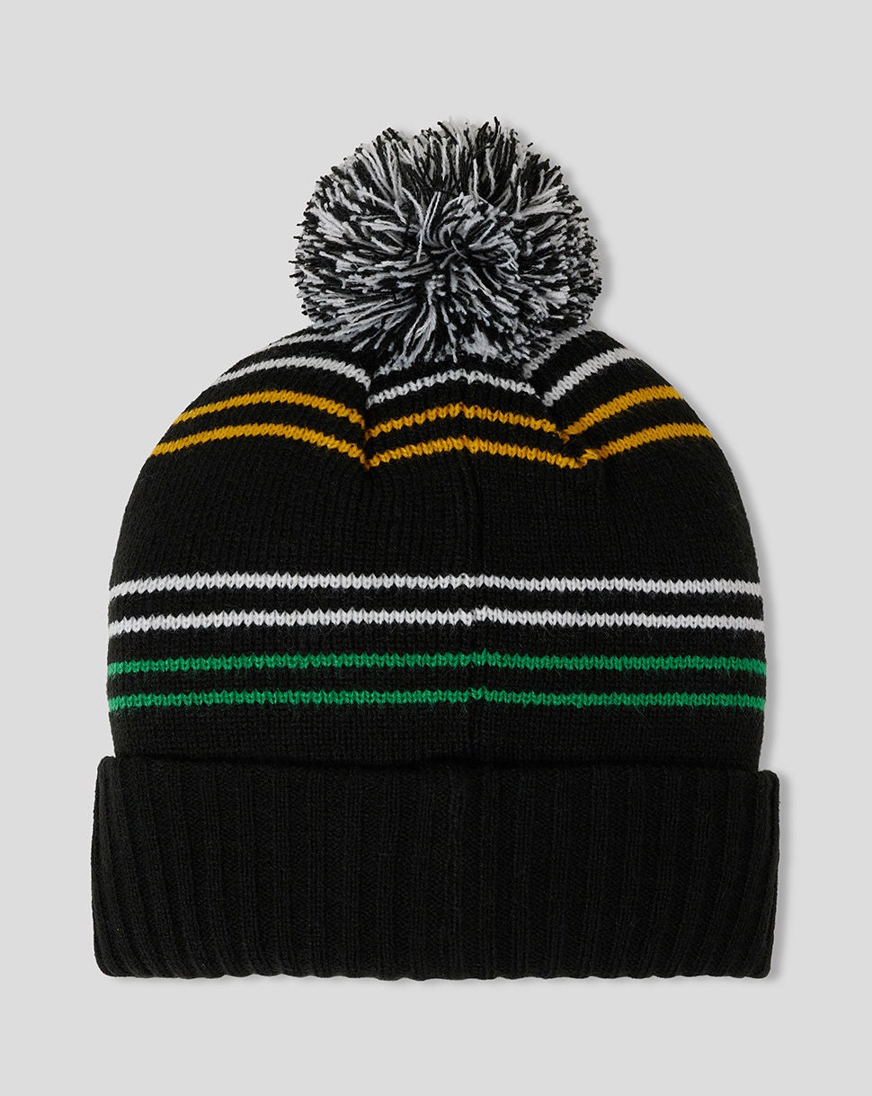 CASTORE FAI KNITTED BOBBLE HAT - CAVIAR