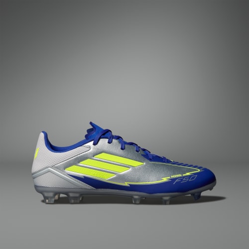 ADIDAS F50 LEAGUE FG/MG MESSI FOOTBALL BOOTS - BLUE/SILVER