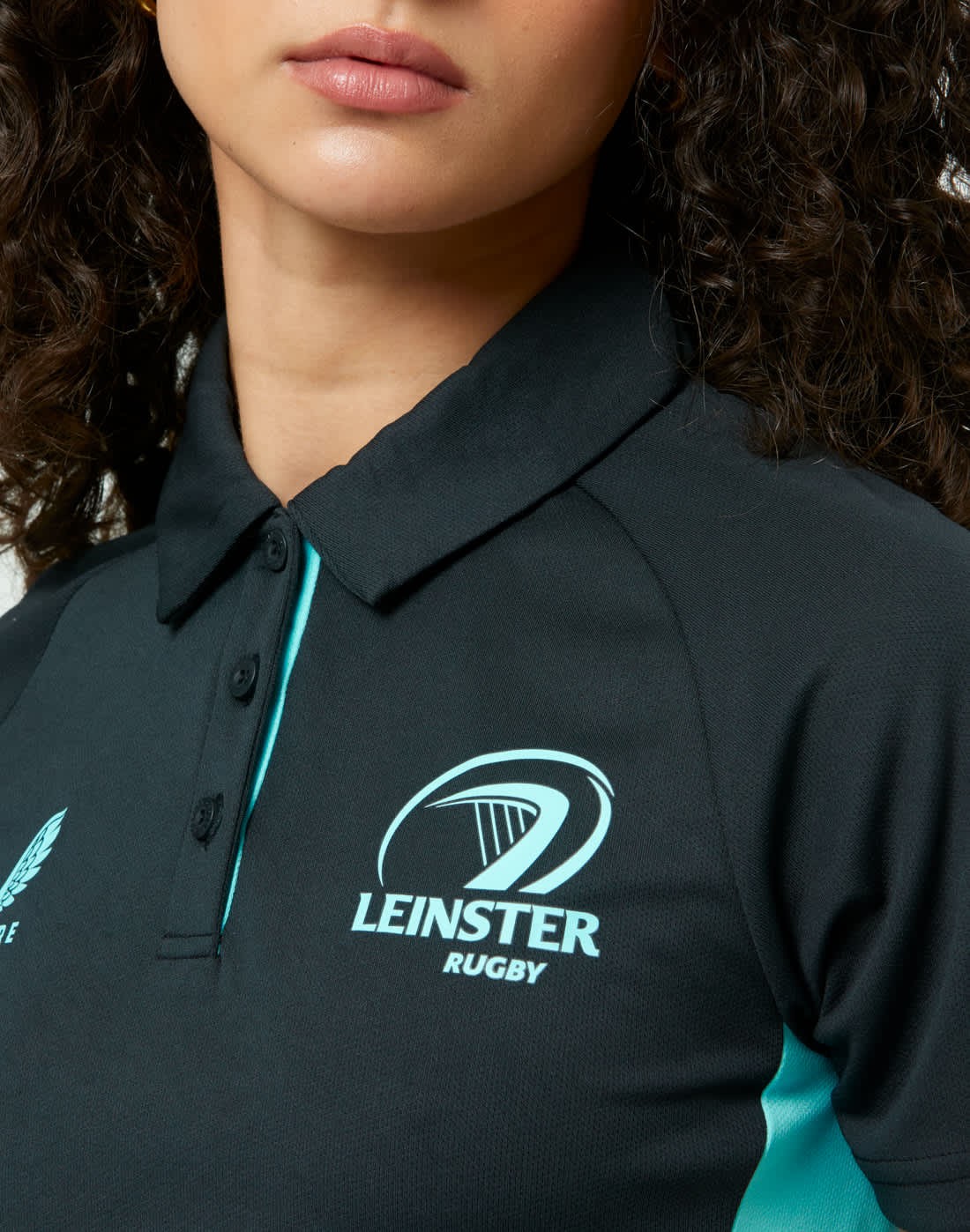 CASTORE LEINSTER PRESENTATION POLY POLO WOMENS - BLUE GRAPHITE/BLUE RADIANCE