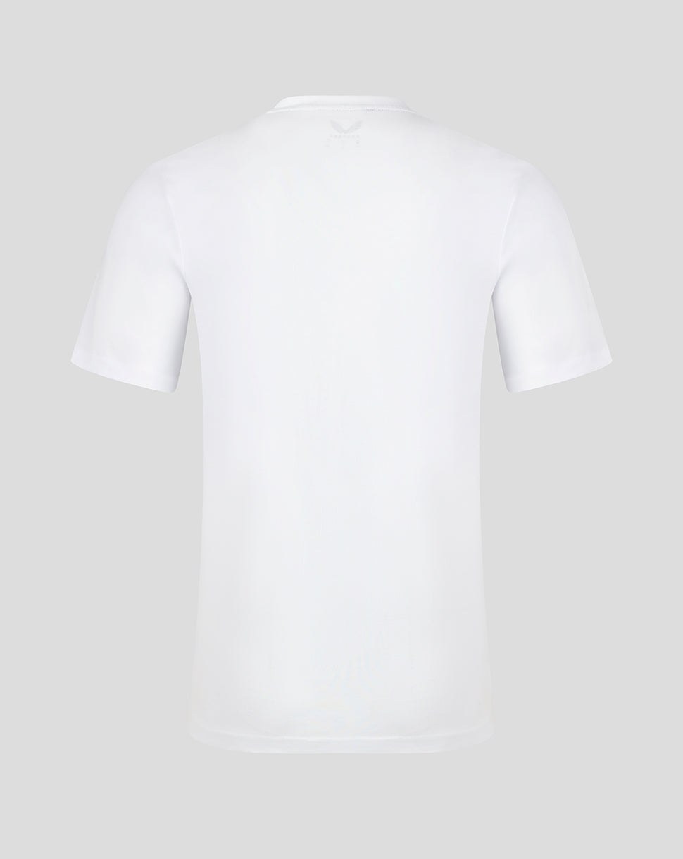 CASTORE LEINSTER COTTON LOGO TEE - BRILLIANT WHITE