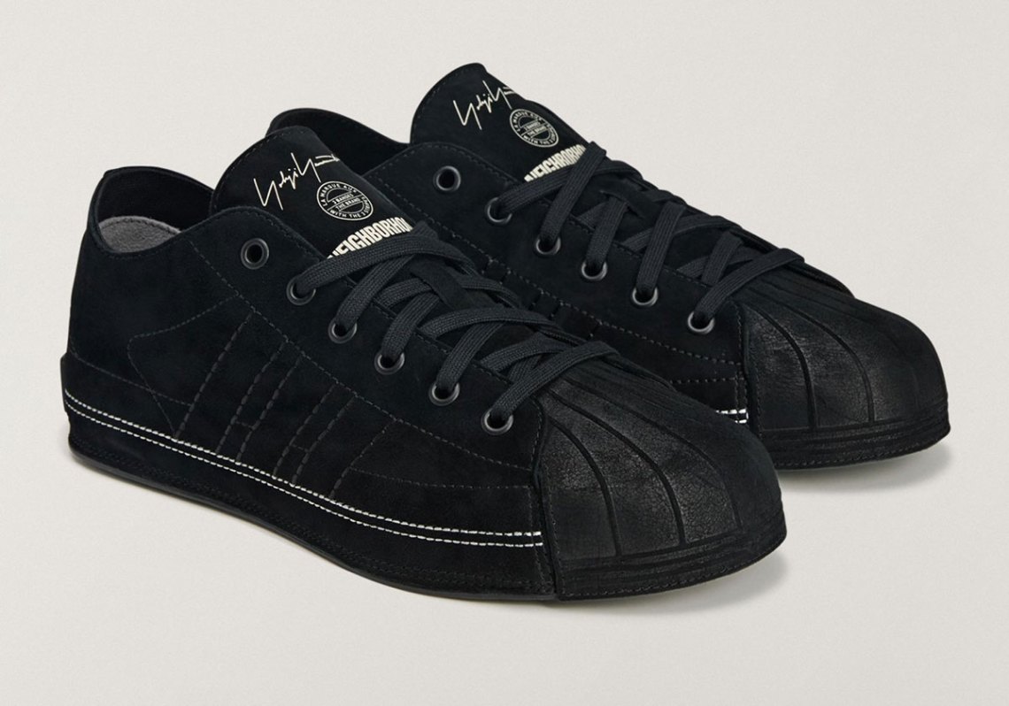 Y-3 NBHD NIZZASTAR LO TRAINERS - BLACK/OFF WHITE/BLACK