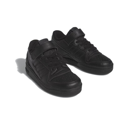 ADIDAS CHILDS FORUM LOW C  TRAINERS   CBLACK/CBL
