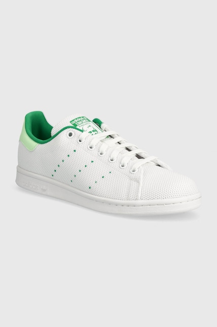 ADIDAS ORIGINALS STAN SMITH TRAINERS - WHITE/GREEN