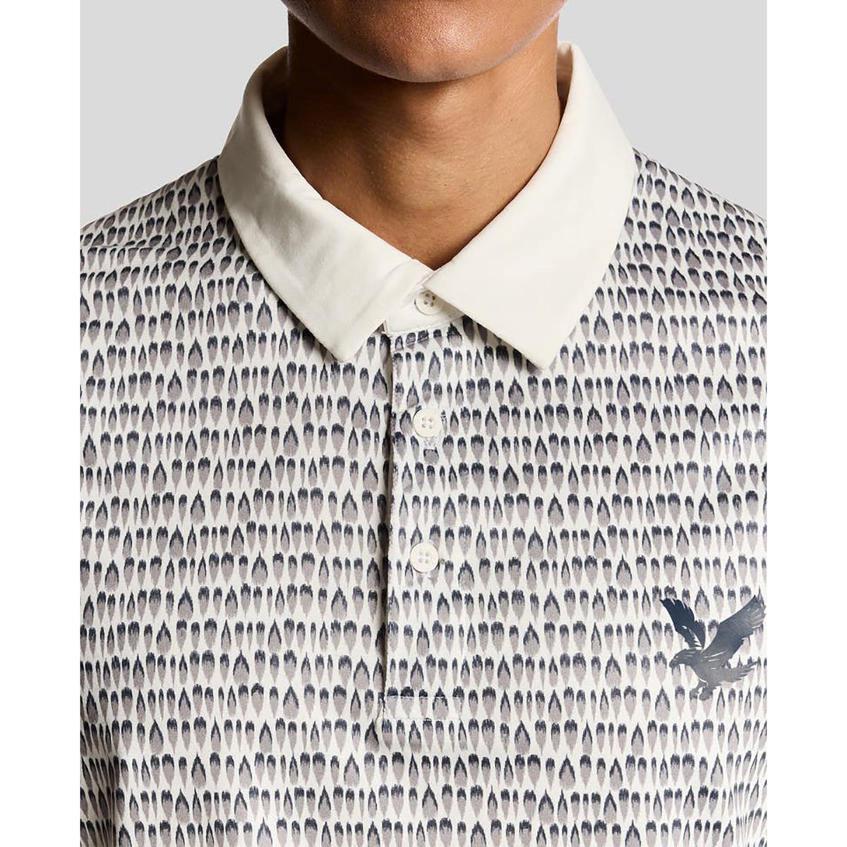 LYLE & SCOTT GOLF DIVOT POLO SHIRT - WHITE
