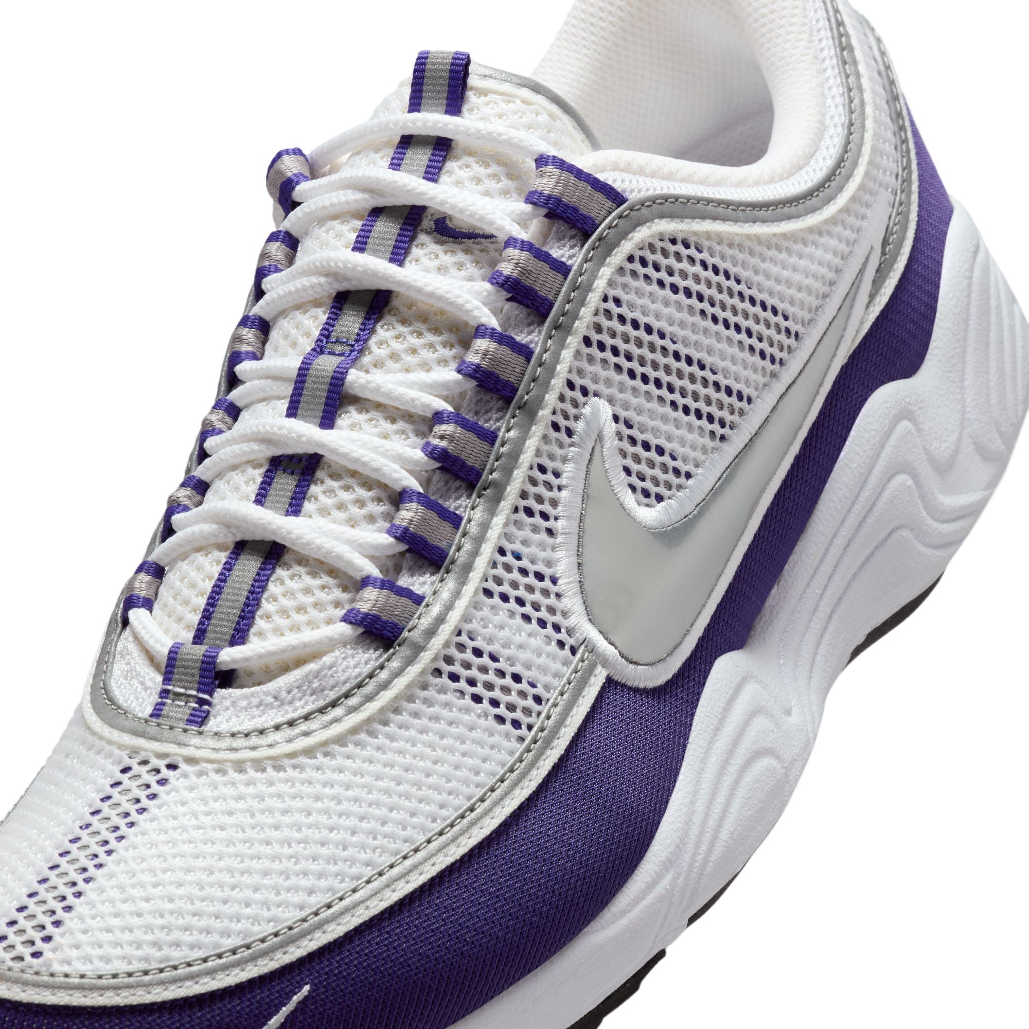 NIKE AIR ZOOM SPIRIDON SP TRAINERS - WHITE/METALLIC SILVER/LIGHT CONCORD