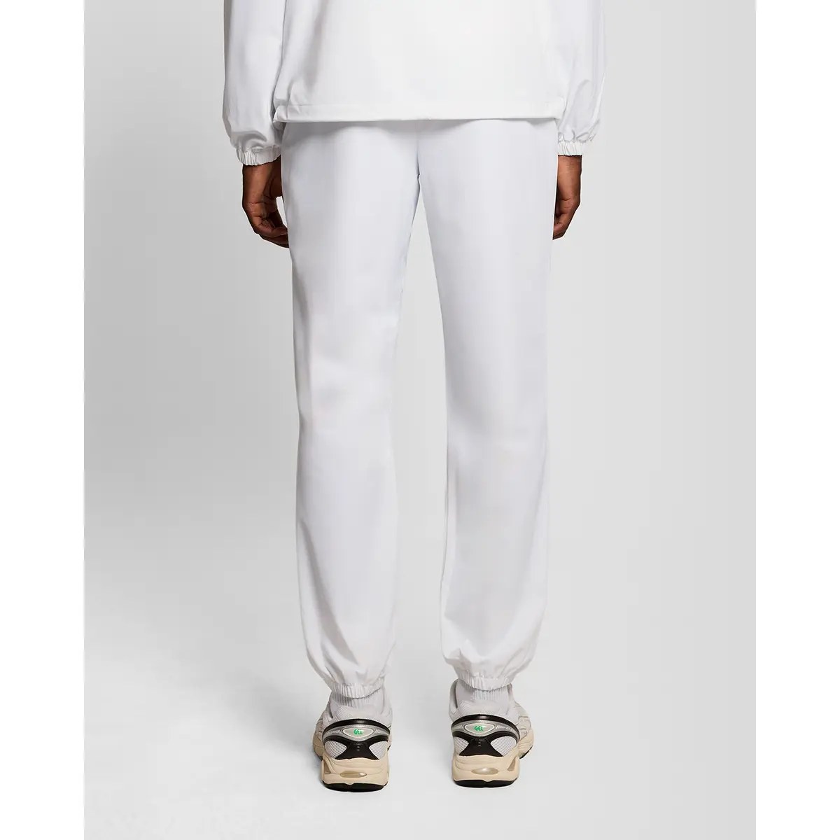 LYLE & SCOTT STRIPED TRACKIES - WHITE