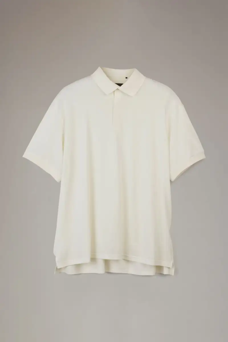 ADIDAS Y-3 SHORT SLEEVE COTTON PIQUE POLO SHIRT