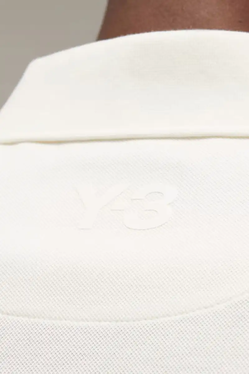 ADIDAS Y-3 SHORT SLEEVE COTTON PIQUE POLO SHIRT