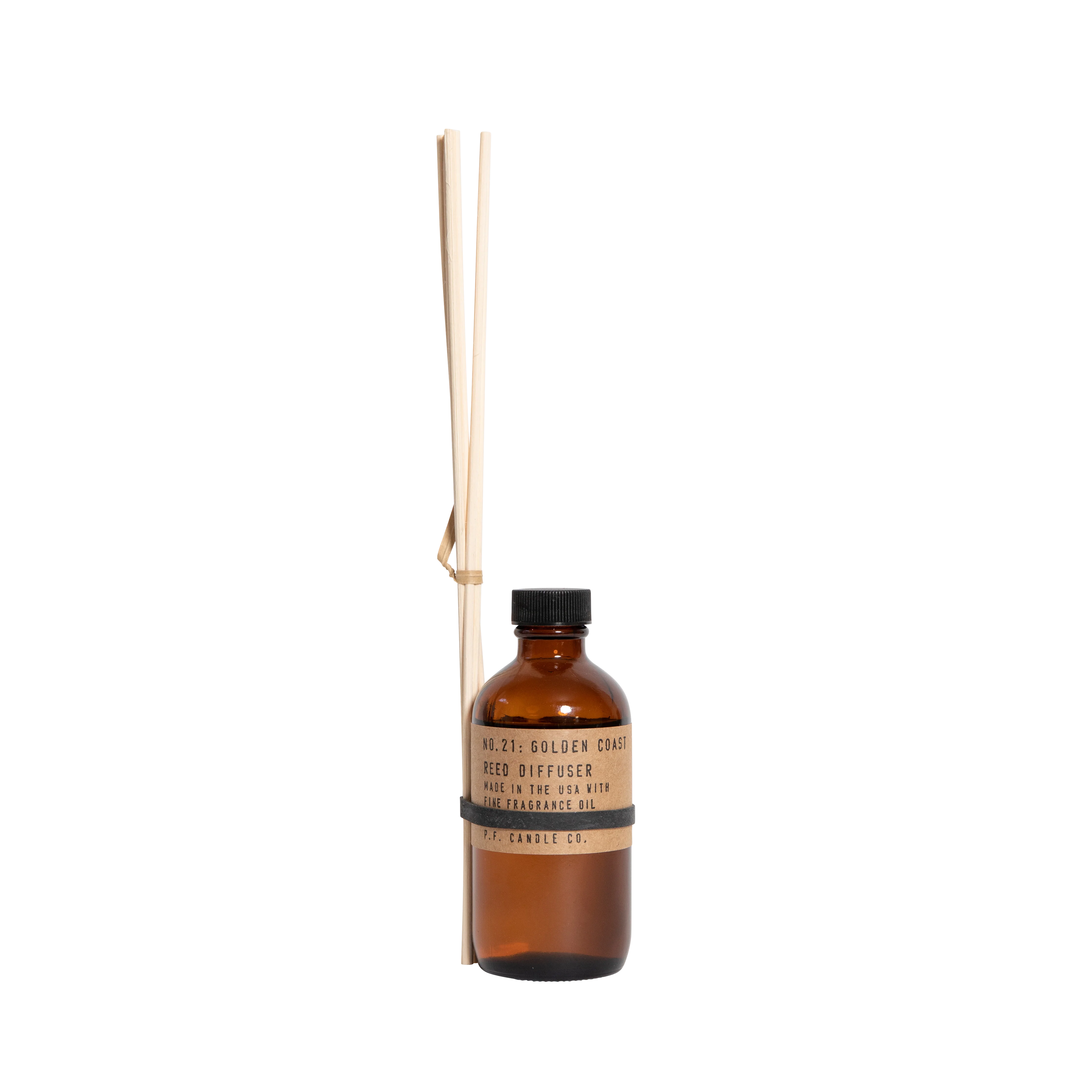 P.F. CANDLE CO NO.21 GOLDEN COAST 3.5 OZ REED DIFFUSER - BROWN