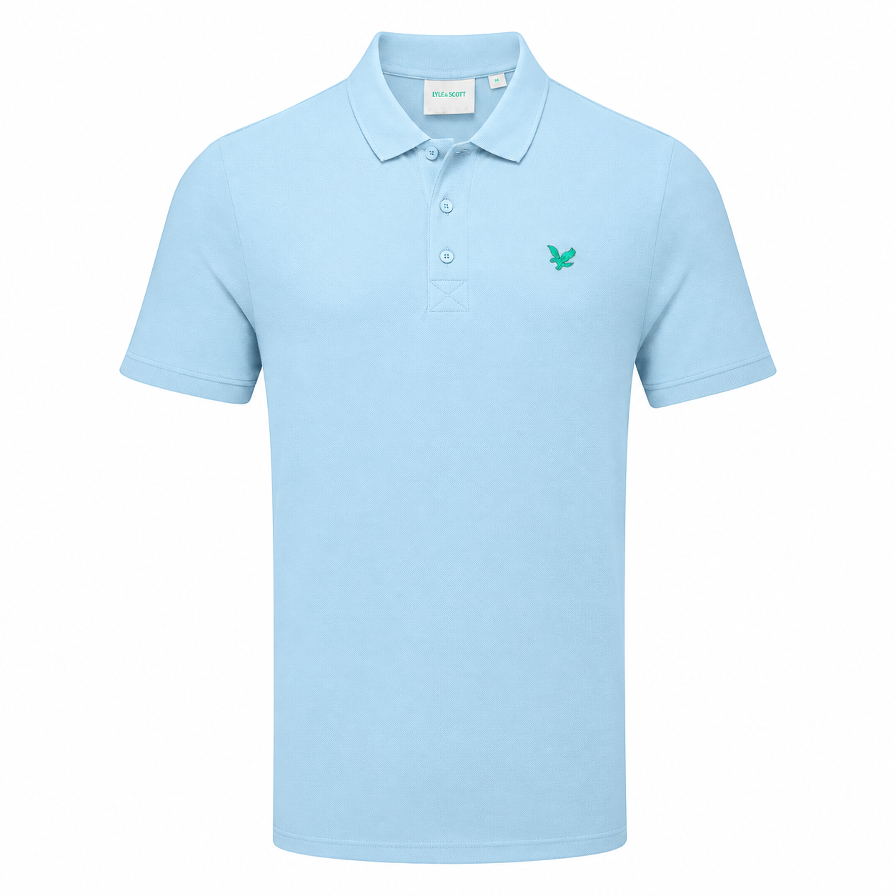LYLE & SCOTT GOLF POLO SHIRT - SEA BREEZE BLUE