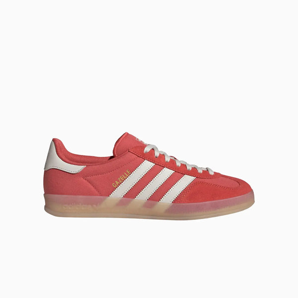 ADIDAS ORIGINALS GAZELLE INDOOR - CREW RED/ALUMINA/MAGIC BEIGE