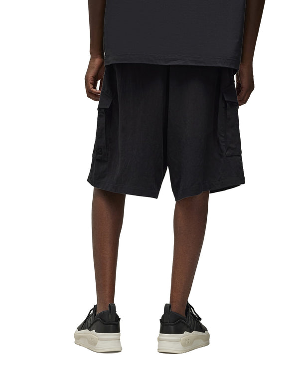 ADIDAS Y-3 MENS WASH TW UTILITY CARGO SHORTS