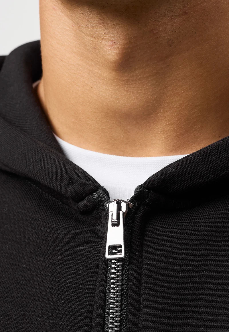 CLOSURE LONDON RELAXED FIT HOODED ZIP  SUIT - BLACK