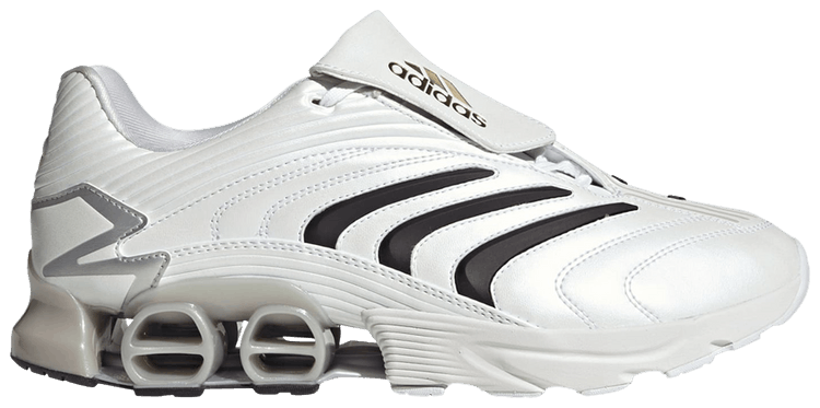 ADIDAS ORIGINALS PREDATOR MEGARIDE TRAINERS - FTWR WHITE/CORE BLACK/GOLD METALLIC