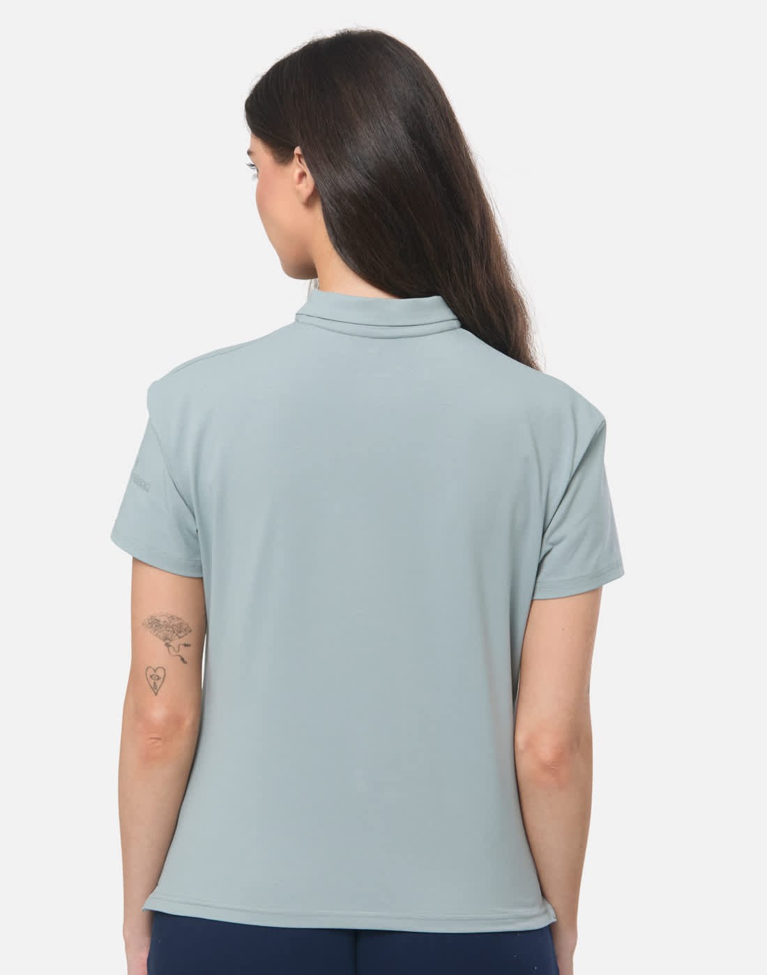 CASTORE LEINSTER TRAVEL SHORT SLEEVE POLO WOMENS - GREY MARL