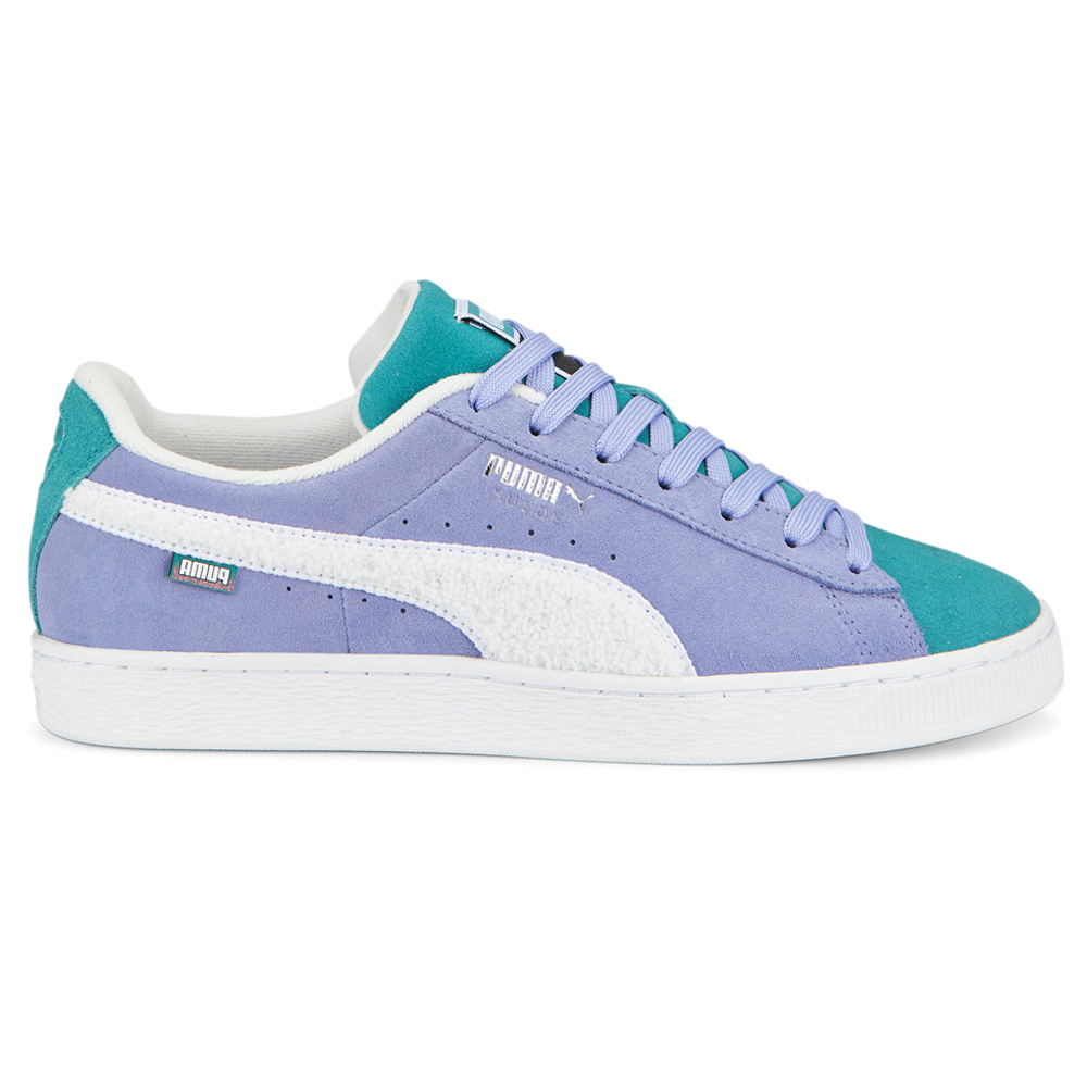 Suede FD Lavendar Pop-Deep Aqua-PUMA Whi