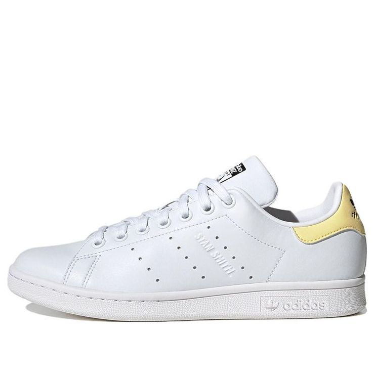 ADIDAS ORIGINALS STAN SMITH WOMENS TRAINERS - WHITE/BLACK/YELLOW