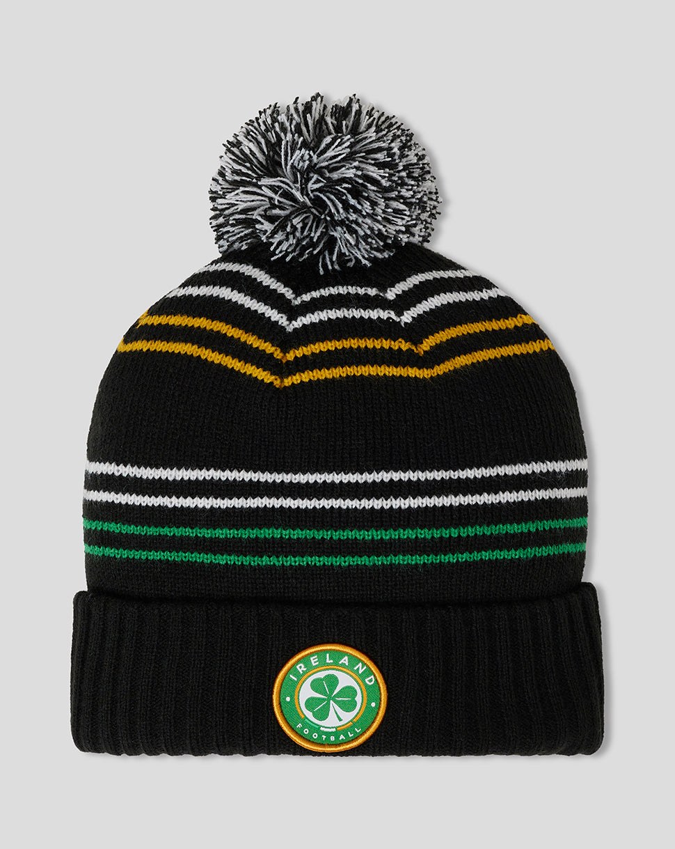 CASTORE FAI KNITTED BOBBLE HAT - CAVIAR