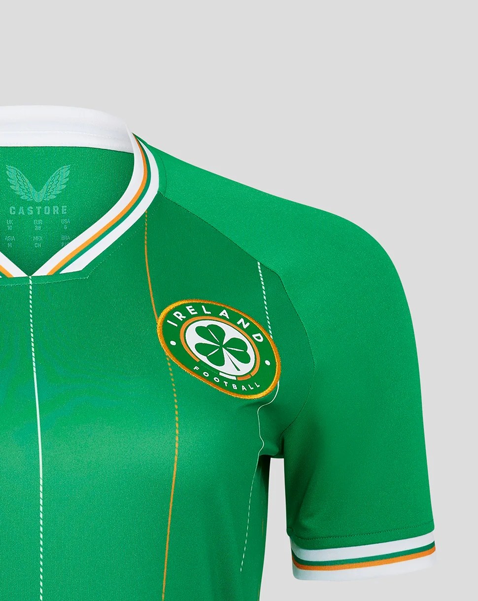CASTORE FAI REPLICA HOME SS JERSEY WOMENS - JOLLY GREEN, BRILLIANT WHITE, BRIGHT MARIGOLD