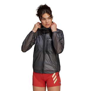 ADIDAS TERREX AGR RAIN JACKET W        BLACK