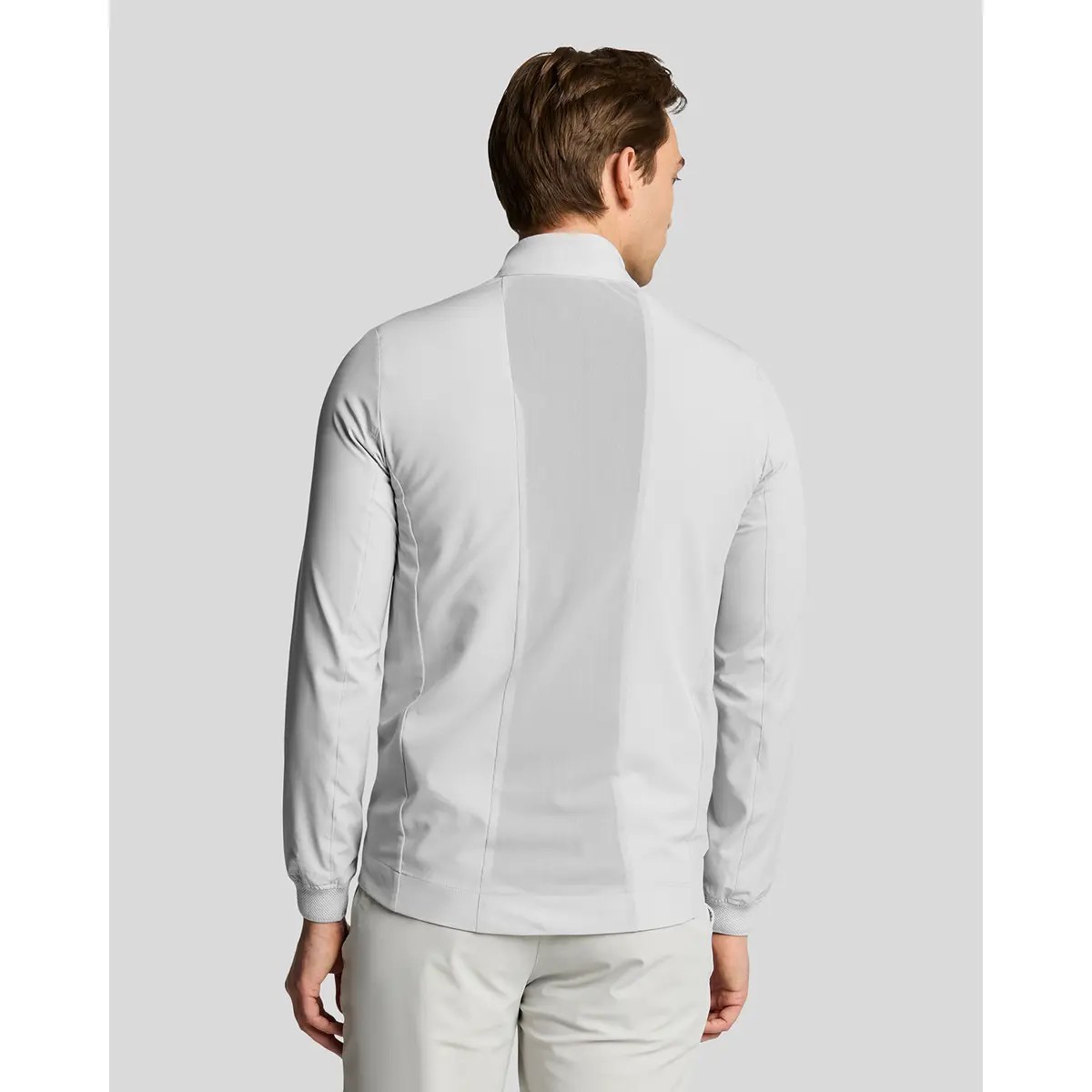 LYLE & SCOTT LIGHTWEIGHT GOLF JACKET - PEBBLE