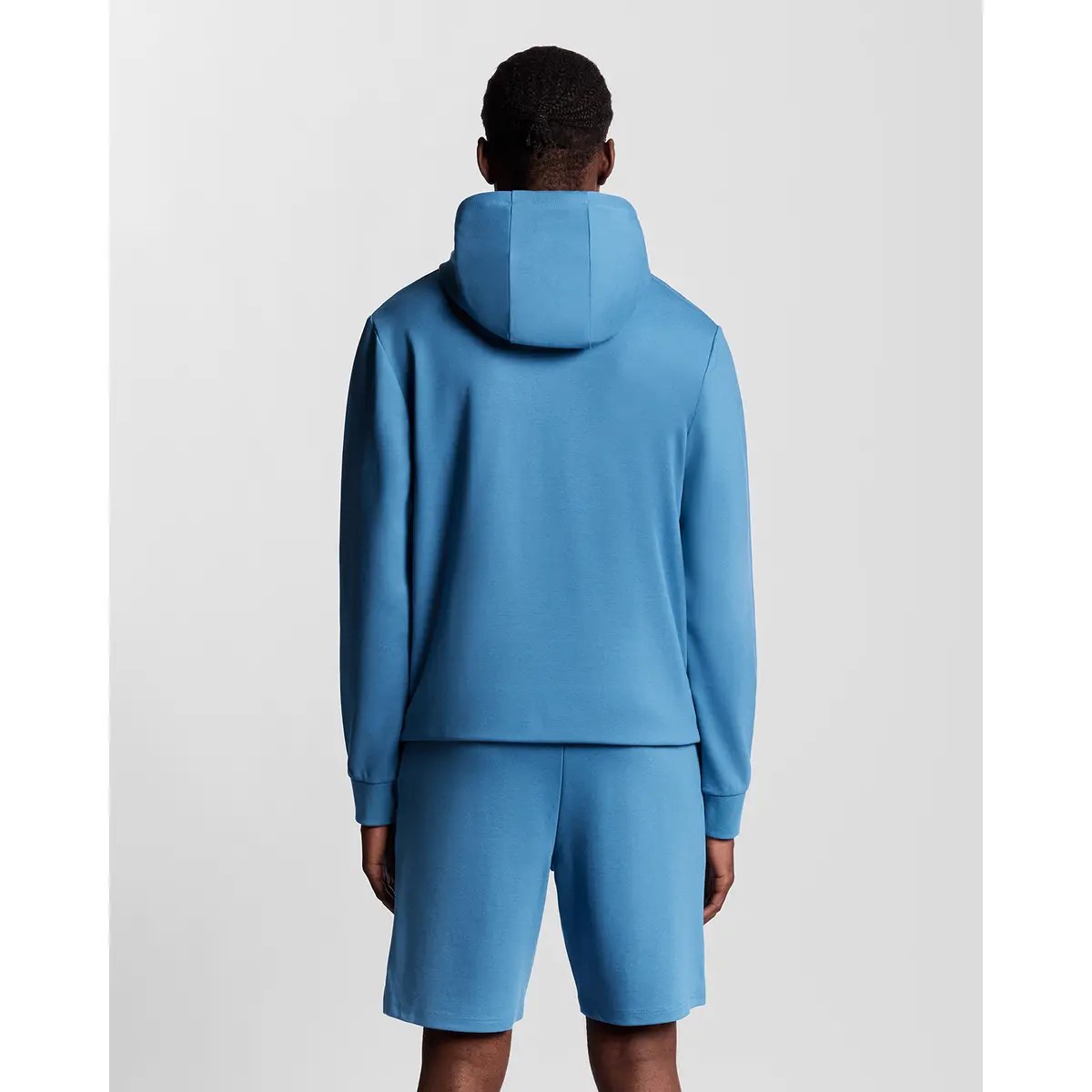 LYLE & SCOTT FLY FLEECE HOODIE - PARISIAN BLUE