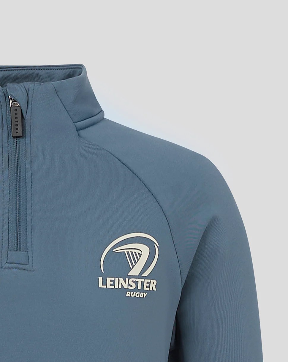 CASTORE LEINSTER 1/4 ZIP MID LAYER JUNIOR - BERING SEA