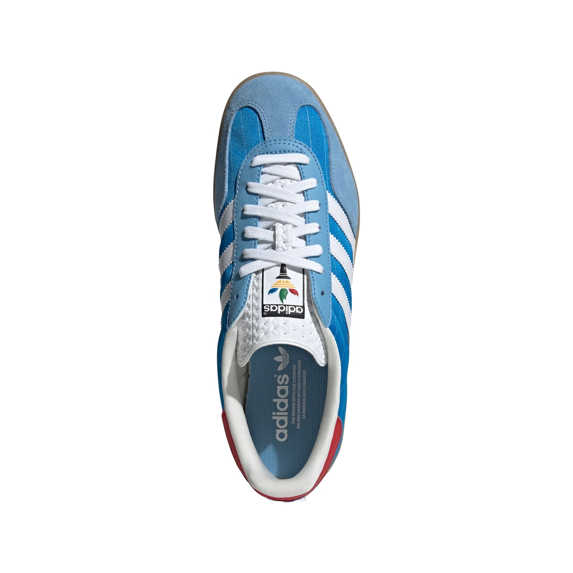 ADIDAS ORIGINALS GAZELLE INDOOR - bright blue/ftwr white/GUM 3