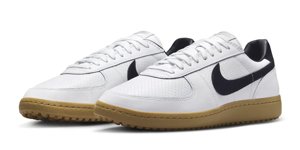NIKE FIELD GENERAL 82 SP TRAINERS - WHITE/BLACK/GUM LIGHT BROWN