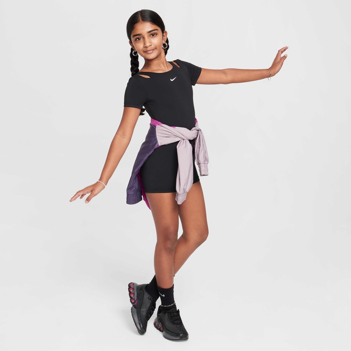 NIKE DF CUT OUT UNITARD - BLACK/WHITE