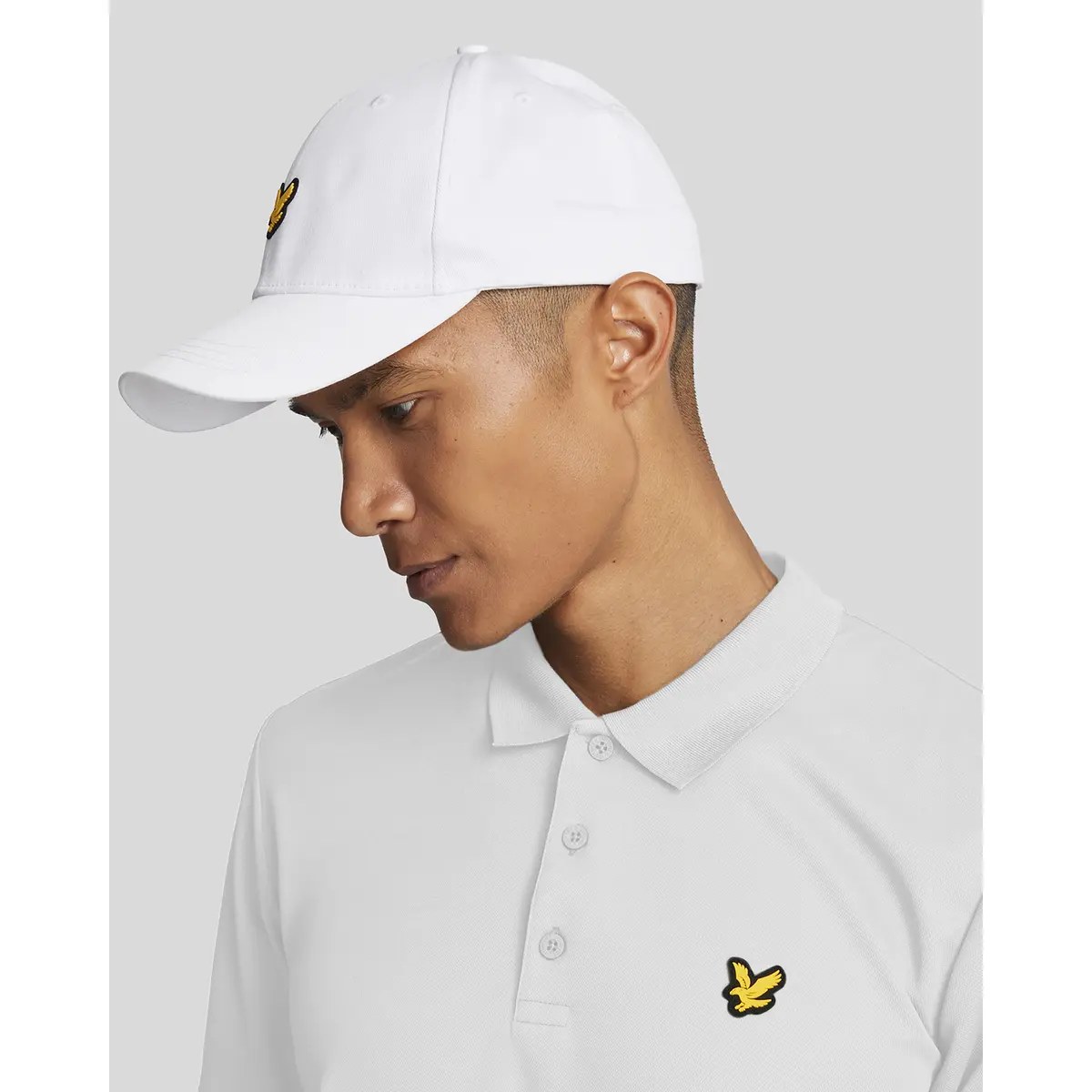LYLE & SCOTT GOLF TECH POLO SHIRT - WHITE