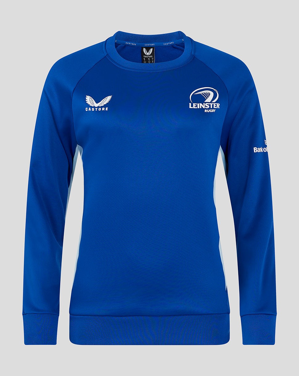 CASTORE LEINSTER PRO PLAYERS SWEATSHIRT WOMENS - SURF THE WEB/ CERULEAN