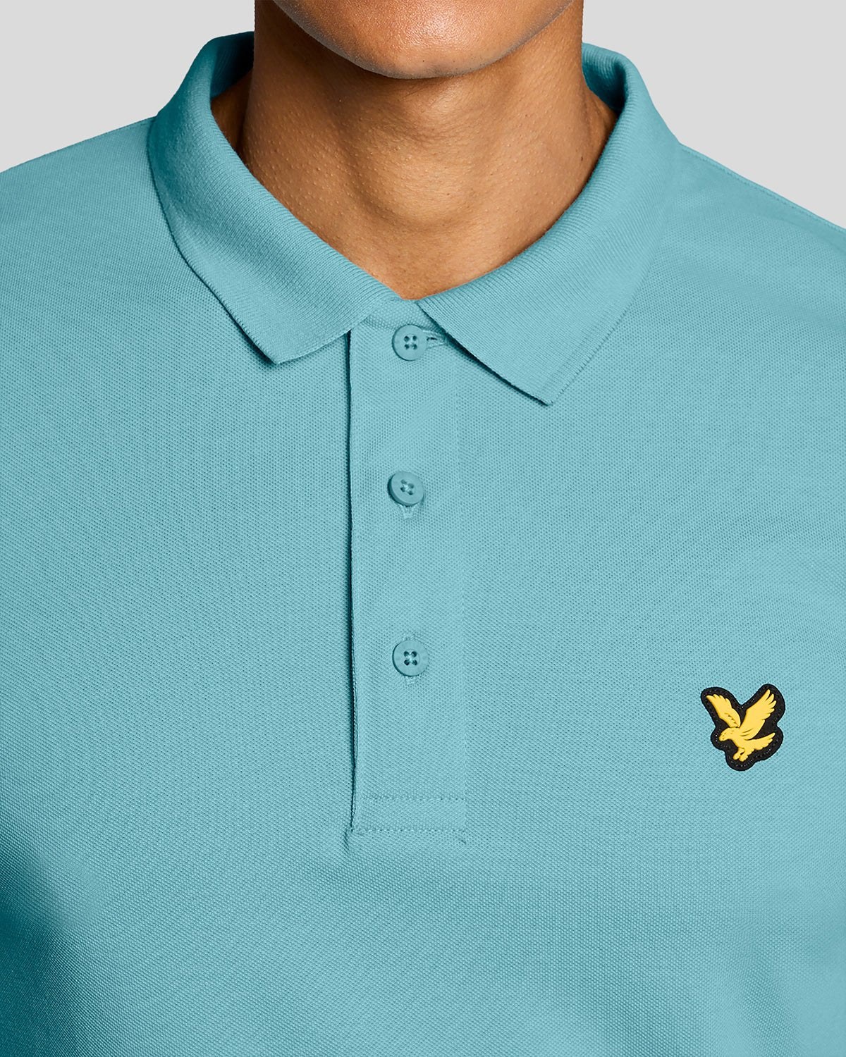 LYLE & SCOTT GOLF CORE POLO - AQUAMARINE BLUE