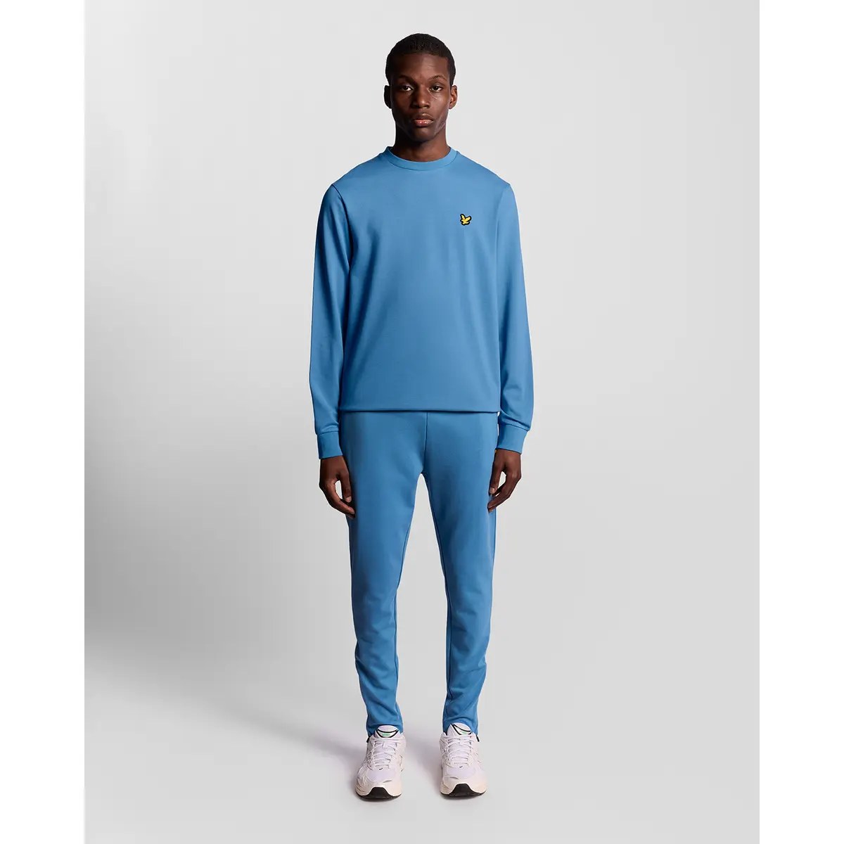 LYLE & SCOTT CREW NECK FLY FLEECE - PARISIAN BLUE