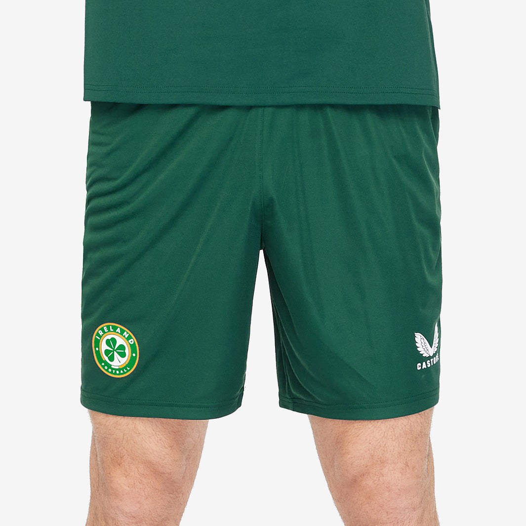 CASTORE FAI PLAYERS TRAINING SHORTS JUNIOR - BOTANICAL GARDEN
