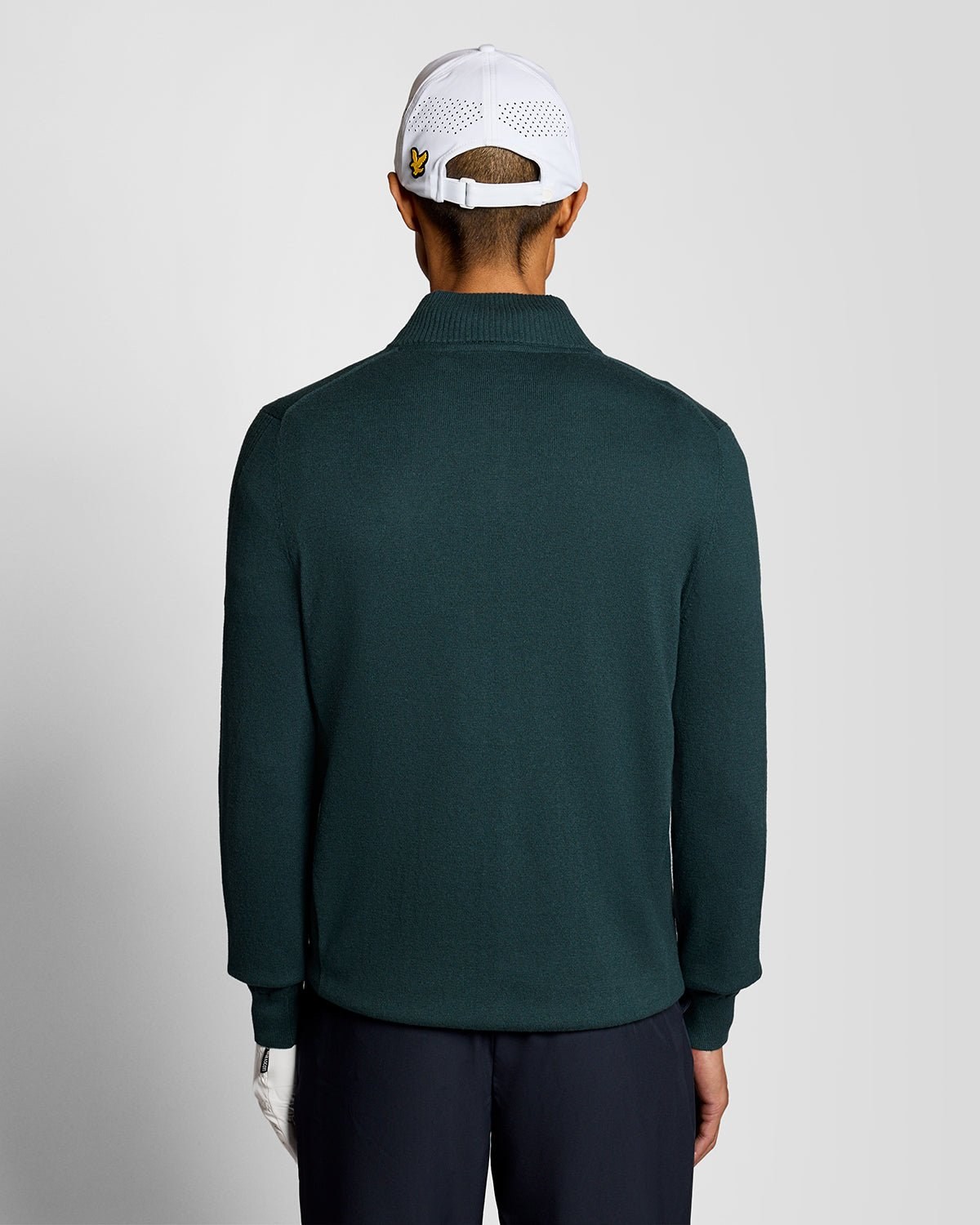 LYLE & SCOTT GOLF 1874 QUARTER ZIP JUMPER - MEDITERRANEA