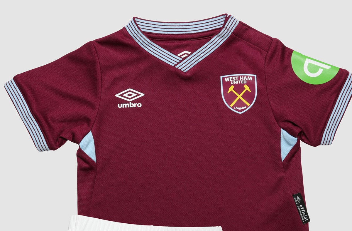 UMBRO WEST HAM 25/26 HOME BABY KIT - NEW CLARET