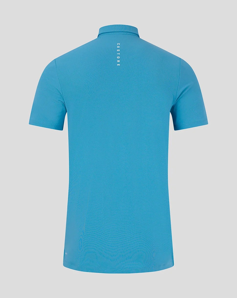 CASTORE CLUB ESSENTIAL SS POLO - CORN BLUE