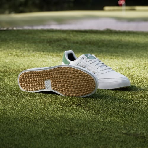 ADIDAS RETROCROSS 24 GOLF SHOES - CLOUD WHITE/PRELOVED GREEN