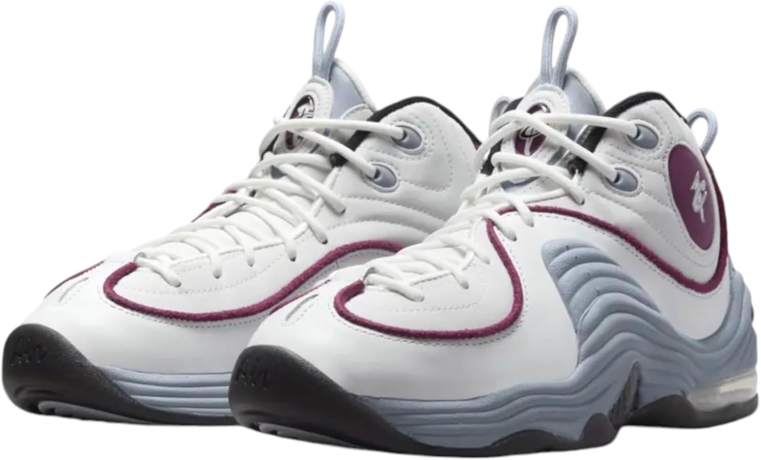 NIKE W AIR PENNY II TRAINERS - SUMMIT WHITE/ROSEWOOD/WOLF GREY/BLACK/CLEAR