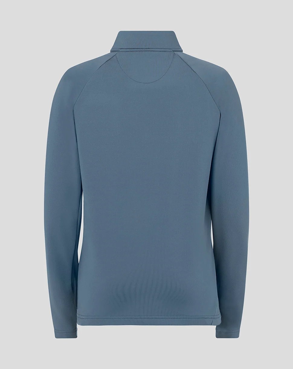 CASTORE LEINSTER 1/4 ZIP MID LAYER JUNIOR - BERING SEA