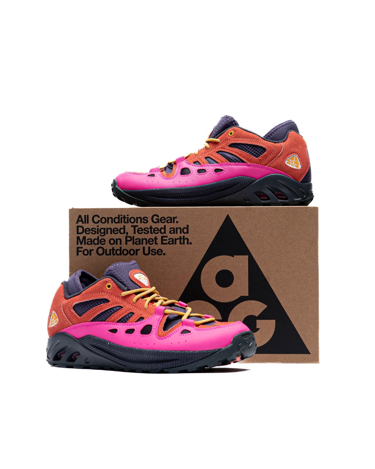 NIKE ACG AIR EXPLORAID - LT WLD MNG/UNV GLD-DK RSN-LSR