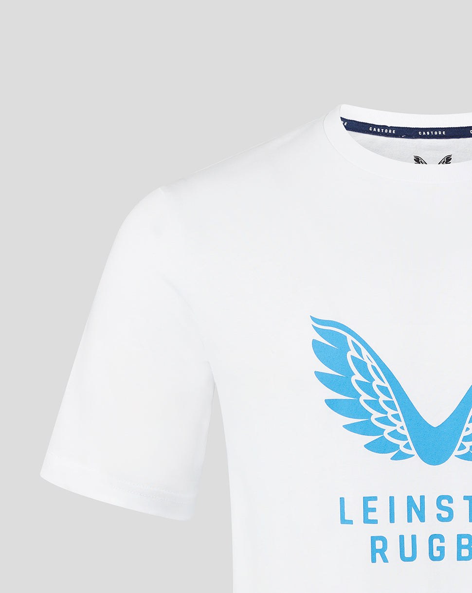 CASTORE LEINSTER COTTON LOGO TEE - BRILLIANT WHITE