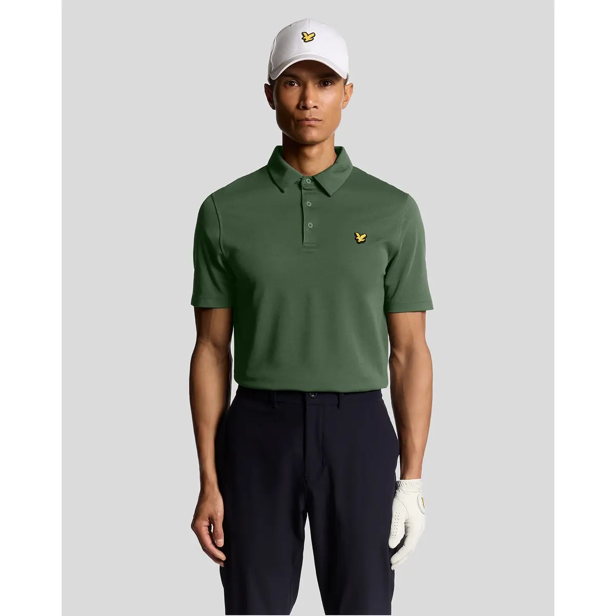 LYLE & SCOTT GOLF TOUR POLO SHIRT - CACTUS GREEN