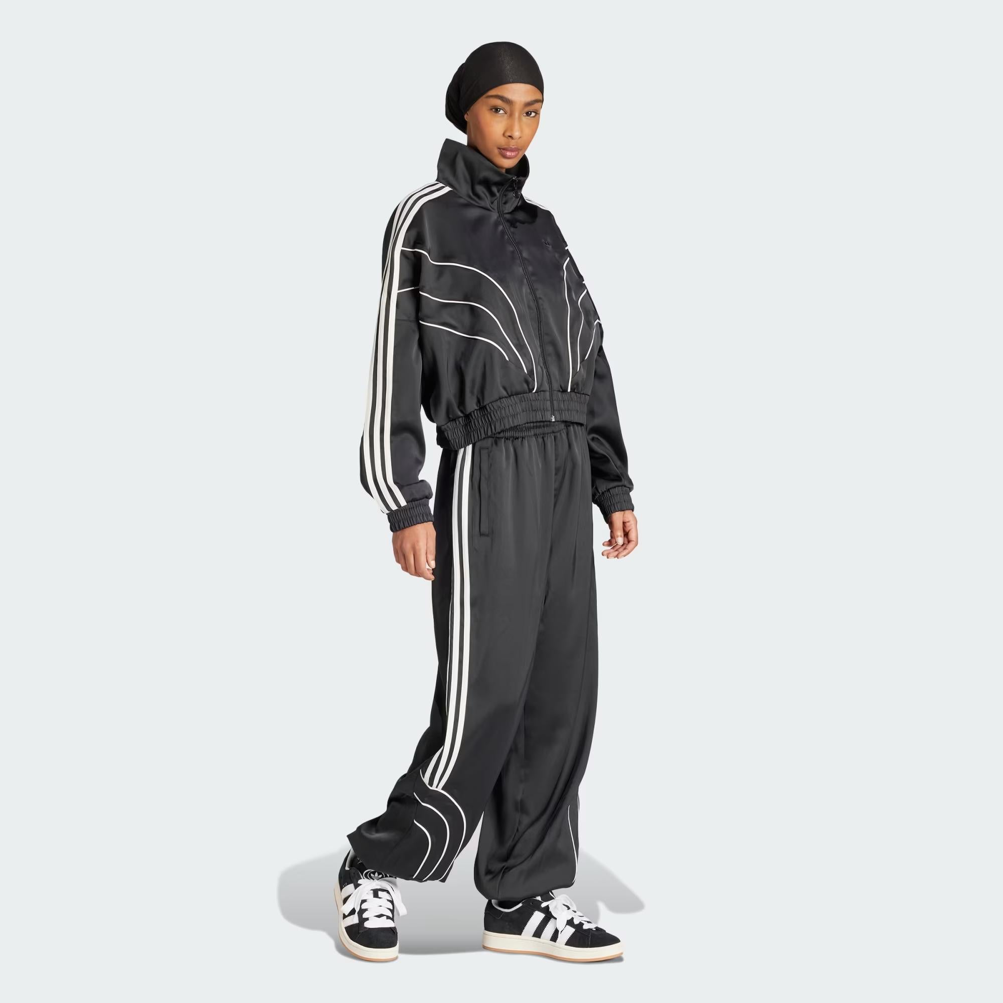 ADIDAS ORIGINALS WOMENS PIPING TRACKTOP