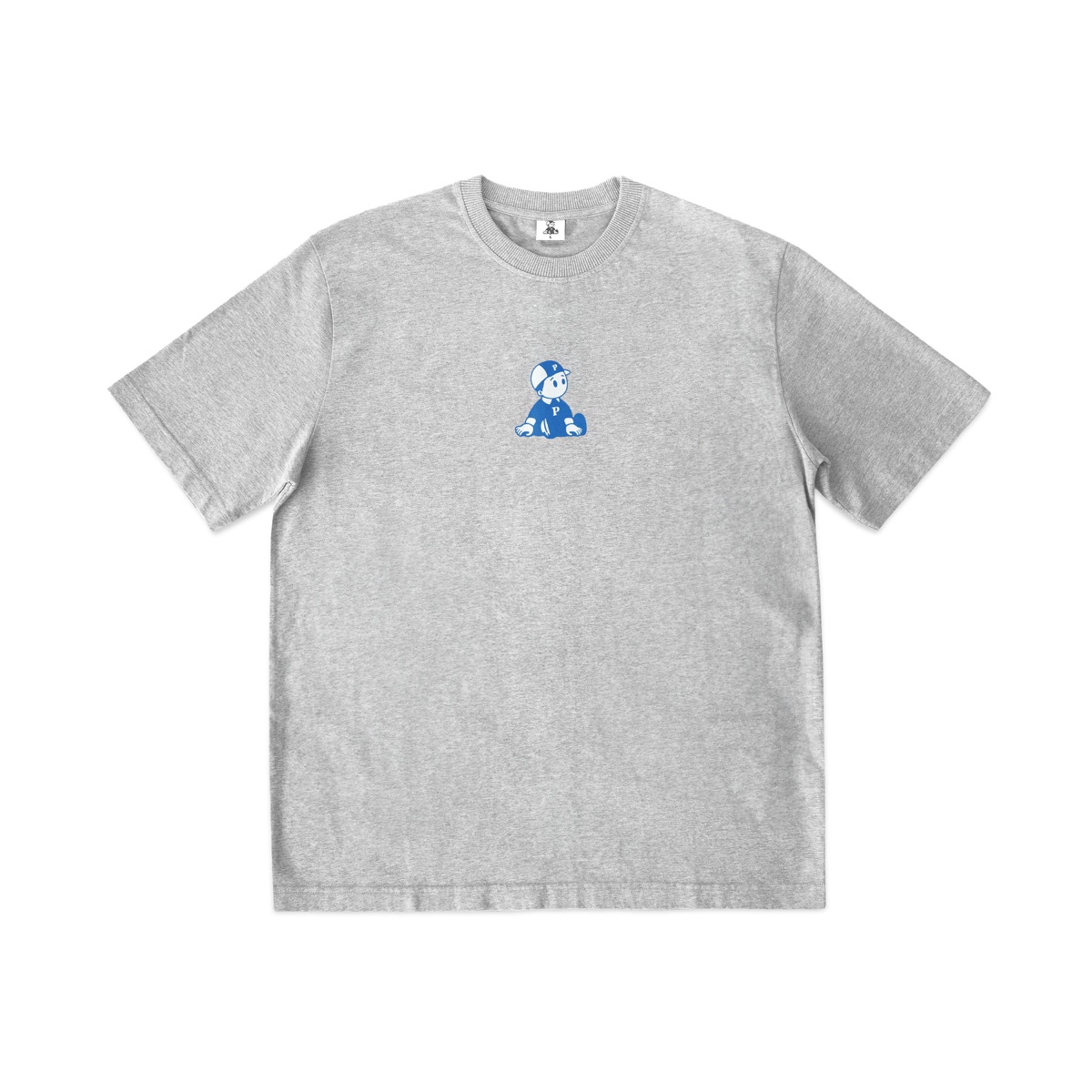 PAWA SPEED SPORTS BOY T-SHIRT - GREY MARL