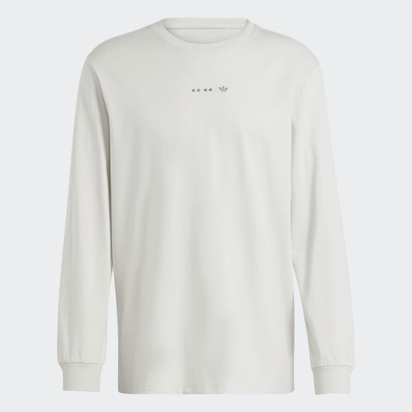 ADIDAS LOGO LS TEE ORBGRY