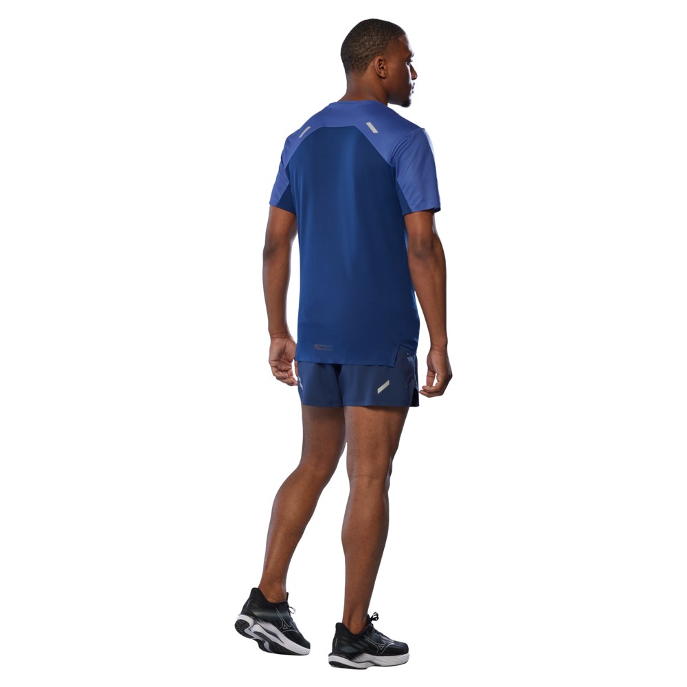 MIZUNO MENS TECH LIGHT TEE - ESTATE BLUE