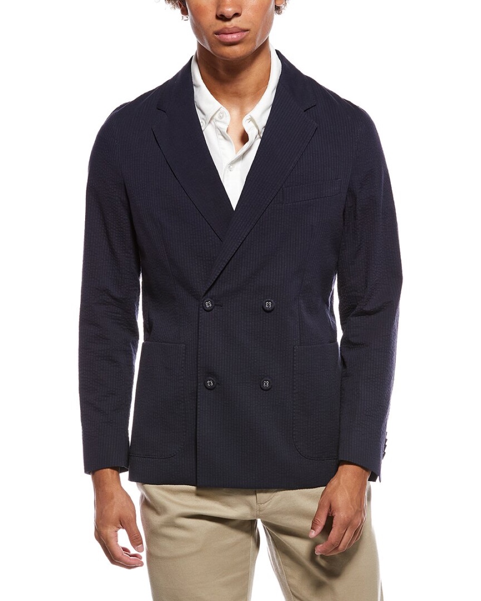 OFFICINE GENERALE LEON JACKET - DARK NAVY